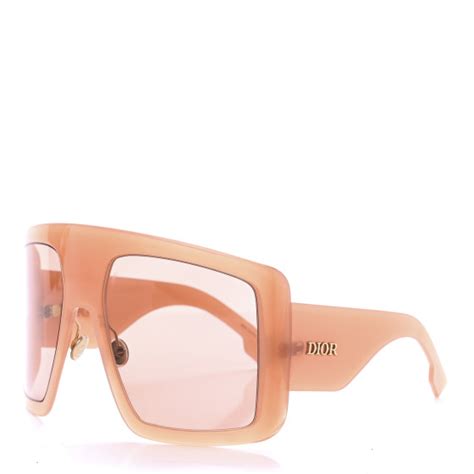 CHRISTIAN DIOR Acetate DiorSo Light 1 Shield Sunglasses Pink 